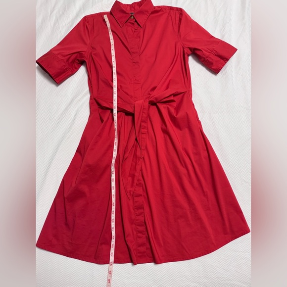 Ralph Lauren Red Dress In Size 2 - Picture 10 of 13